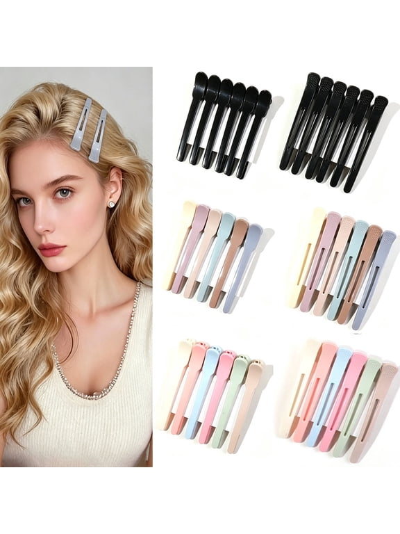 36pcs Professional Hair Clips,No Crease Duck Billed Hair Clips for Styling Sectioning,Cutting, Styling.2 Sizes and Multipleolors Hair Pin Set for Women