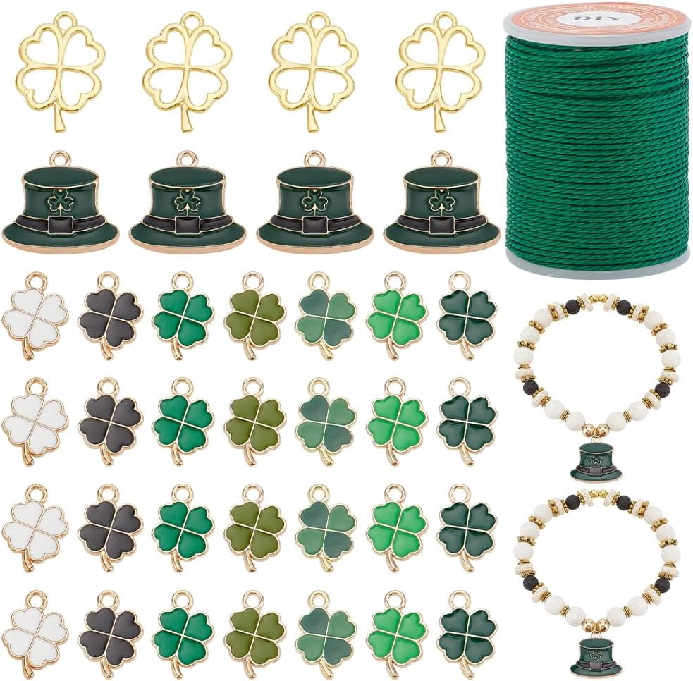 Lucky Mama Shamrock Dangle Earrings - St. Patrick's Day Earrings - Glowforge