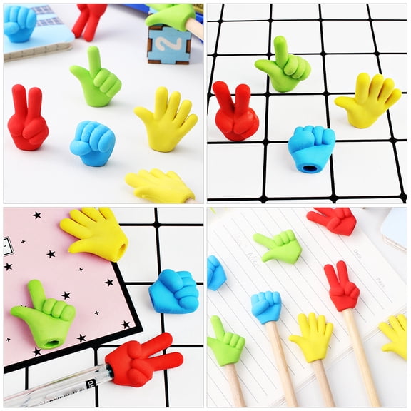 36pcs Shaped Erasers Fun Pencil Eraser Tops Pencil Topper Erasers Pencil Top Erasers Cap For Birthday Christmas Party Favors