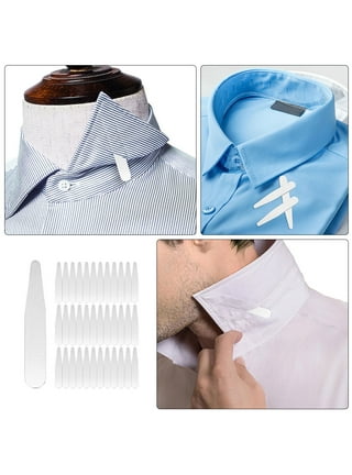 Metal Collar Stays for Men – 24 Top Quality Dress Shirt Collar