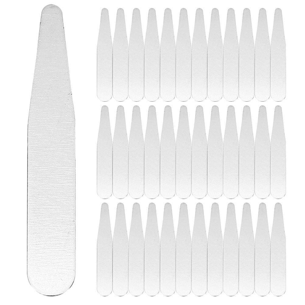 36pcs Stainless Steel Collar Stays Men Suit Collar Stays for Men's
