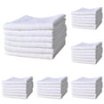 thumbnail image 1 of 36pcs White Hand Towels For Bathroom 9.84x9.84 Inch Cotton Hand Towel Bulk For Gym Kitchen And Spa Soft Highly Absorbent Quick Dry Multipurpose Cleaning Towels, 1 of 2
