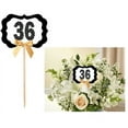 thumbnail image 1 of 36th Birthday / Anniversary Table Decoration Party Centerpiece Pick - Set of 6, 1 of 2