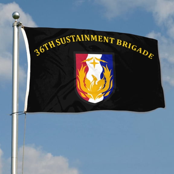 36th Sustainment Brigade 36th Infantry Division Arrowhead US Army Flag 3x5Feet Outdoor Indoor Decoration Flag with Brass Grommets
