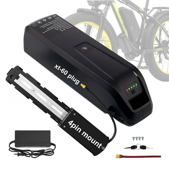 36v 10.4ah Battery 4 Pin Mount Lithium ion XT60 Plug for 750W Electric Bicycle