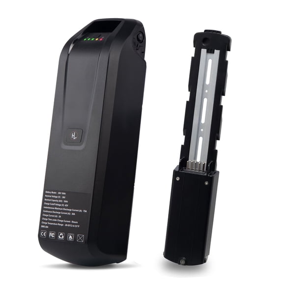 5 Pins 36v 15ah Ebike Battery Bicycles Lithium Battery with Charger XT60 Plug