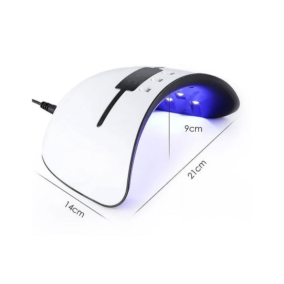 36w Uv Led Nail Lamp Gel Nail Polish Dryer Light Fast Curing Auto-timer Sensor
