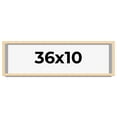 thumbnail image 1 of 36x10 Shadow Box Frame Brown | 0.875 Inches Deep Real Wood Contemporary Shadowbox Display Frame |, 1 of 5