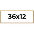 thumbnail image 1 of 36x12 Frame Beaded Gold Solid Wood Picture Frame | 0.75 Inches Moulding Width | Liscio Oro, 1 of 8
