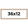 thumbnail image 1 of 36x12 Frame White Real Wood Picture Frame Width 1.5 inches | Interior Frame Depth 0.5 inches |, 1 of 8