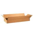thumbnail image 1 of 36x12x6 Flat Corrugated Boxes, Flat, 36L x 12W x 6H, Pack of 20 | Shipping, Packaging, Moving, Storage Box for Home or Business, Strong Wholesale Bulk Boxes, 1 of 5