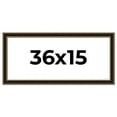 thumbnail image 1 of 36x15 Frame Gold Antique Vintage Sold Wood Picture Frame | 1.75 Inch Moulding Width | Interior, 1 of 8