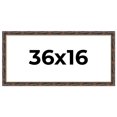 thumbnail image 1 of 36x16 Frame Gold Real Wood Picture Frame Width 1.5 inches | Interior Frame Depth 0.5 inches |, 1 of 8