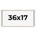 thumbnail image 1 of 36x17 Frame White Wheat Solid Wood Picture Frame | Moulding Width 0.75 Inches | Interior Depth 0.5, 1 of 8