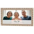 thumbnail image 1 of 36x18 Frame Silver Real Wood Picture Frame Width 1.5 inches | Interior Frame Depth 0.5 inches |, 1 of 8