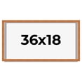 thumbnail image 1 of 36x18 Shadow Box Frame Brown | 0.875 Inches Deep Real Wood Contemporary Shadowbox Display Frame |, 1 of 6