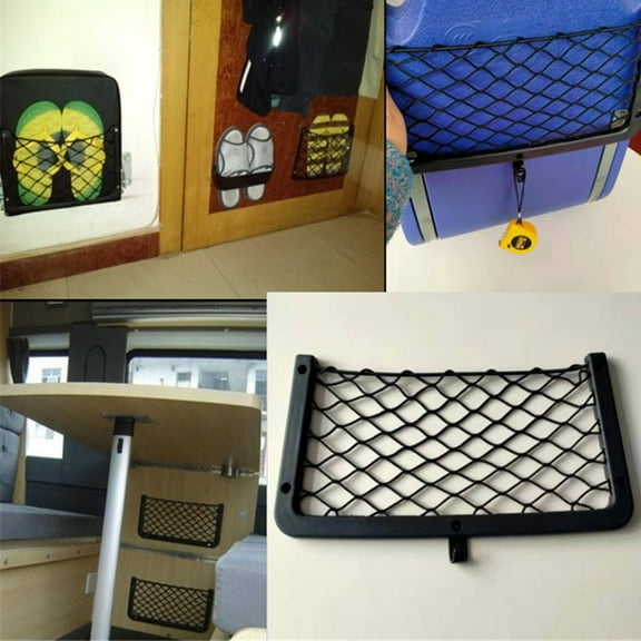 36x18CM Large Storage Net Pocket for T5 Camper Van Caravan, Organizer Holder, Versatile Storage Solution