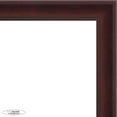 thumbnail image 1 of 36x20 Contemporary Mahogany Complete Wood Picture Frame with UV Acrylic, Foam Board Backing, & Hardware, 1 of 8