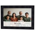 thumbnail image 1 of 36x22 Frame Black Passaggi Solid Wood Picture Frame Width 1.5 Inches | Interior Depth 0.5 Inches |, 1 of 8