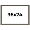 thumbnail image 1 of 36x24 Frame Black Bamboo Solid Wood Picture Frame Width 1.5 Inches | Interior Frame Depth 0.5, 1 of 8