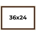 thumbnail image 1 of 36x24 Frame Gold Brown Plein Air Vintage Solid Wood Picture Frame | 1.75 Inches Moulding Width |, 1 of 8