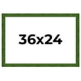 thumbnail image 1 of 36x24 Frame Green Burl Solid Wood Picture Frame | 1.75 Inches Moulding Width | Interior Frame Depth, 1 of 8