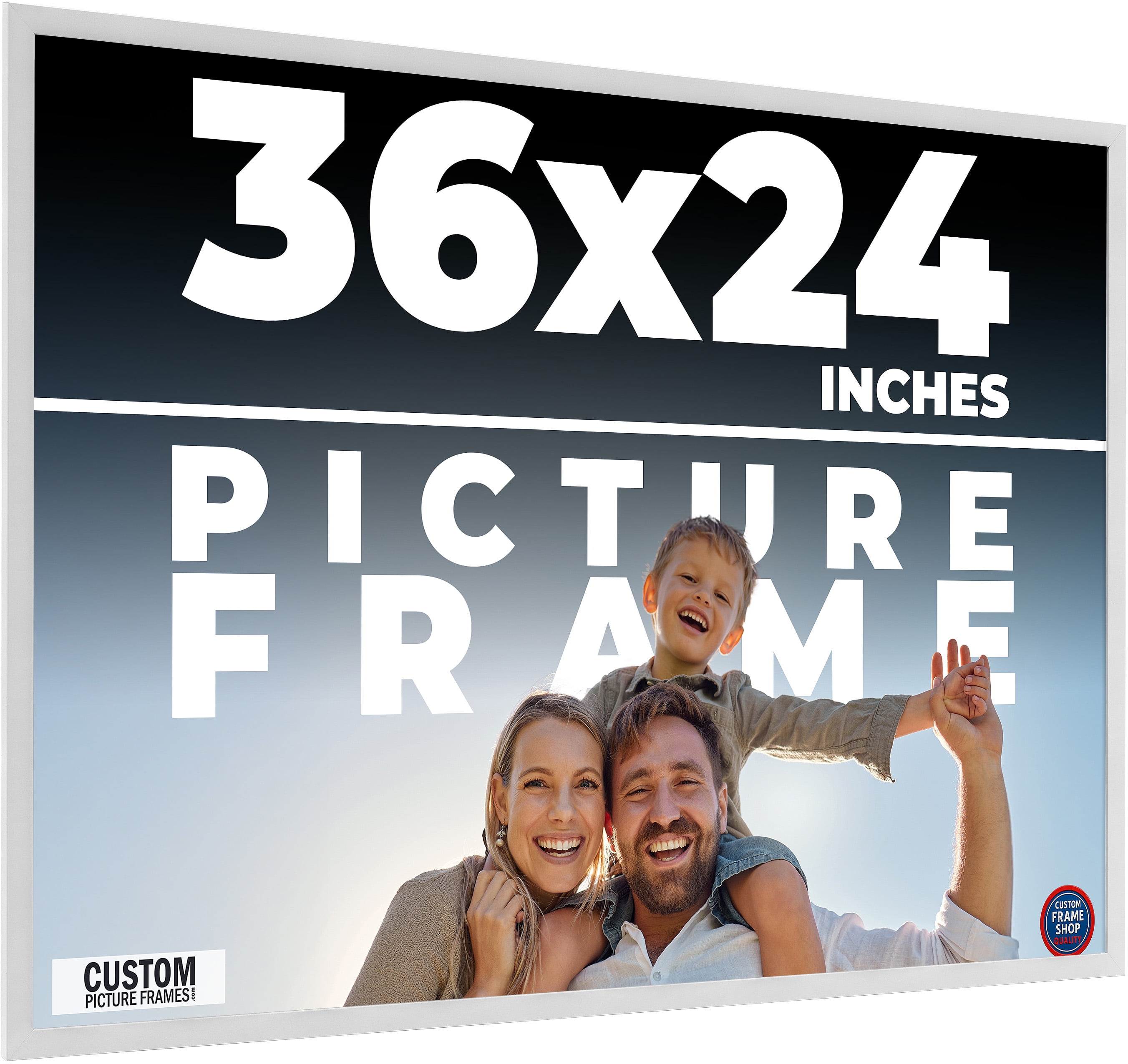 36 X 24 Frame White