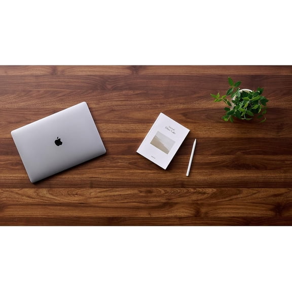 36x24 Inches Solid Wood Tabletop for Sit Stand Desk, Dark Walnut Countertop for Home Office Furniture