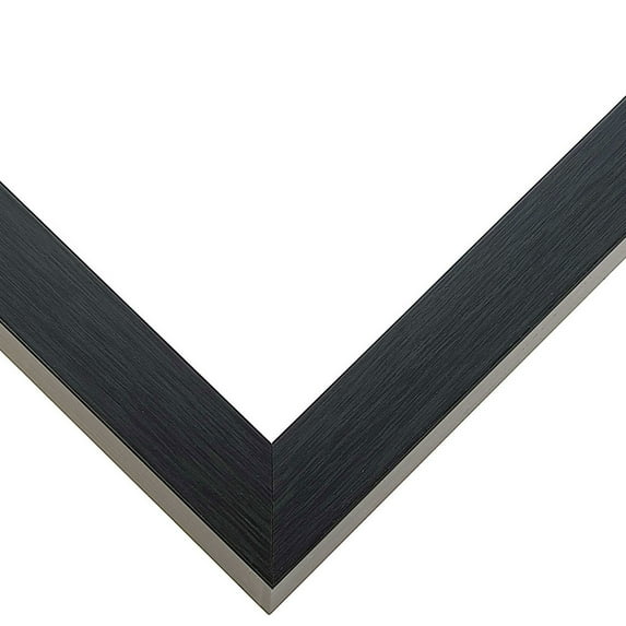 36x24 Traditional Black Wood Picture Frame - UV Acrylic, Foam Board Backing, & Hanging Hardware Included!