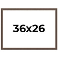 thumbnail image 1 of 36x26 Frame Golden Caramel Solid Wood Bronze Picture Frame | 1.25 Inch Moulding Width | 0.5 Inch, 1 of 8