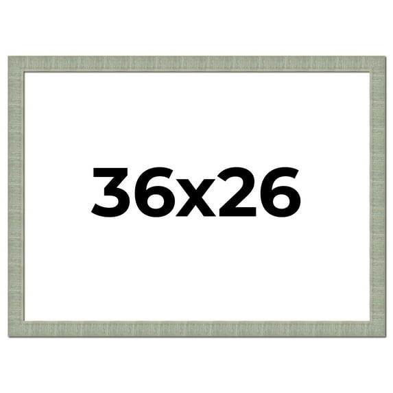 36x26 Frame Green Desert Pear Solid Wood Picture Frame | 1.625 Inch Moulding Width | Interior Frame