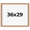 thumbnail image 1 of 36x29 Shadow Box Frame Brown | 0.875 Inches Deep Real Wood Contemporary Shadowbox Display Frame |, 1 of 6