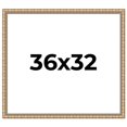 thumbnail image 1 of 36x32 Frame Silver Real Wood Picture Frame Width 1.5 inches | Interior Frame Depth 0.5 inches |, 1 of 8