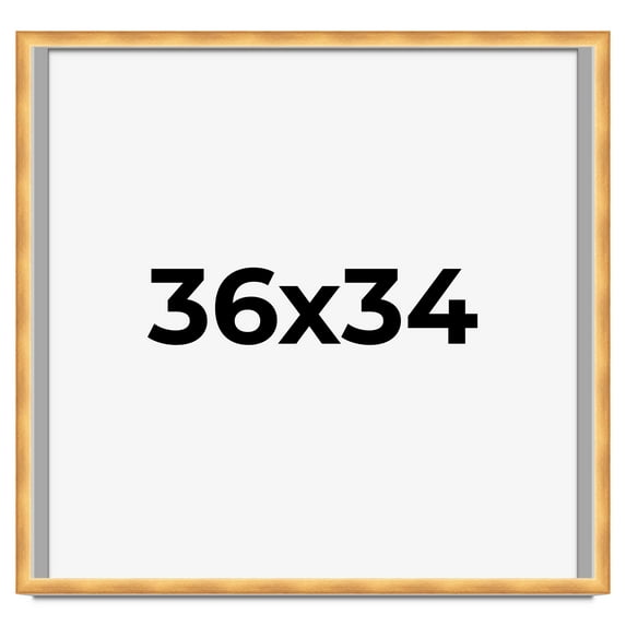 36x34 Shadow Box Bronze Cross-Brushed Display Frame | 1.625 Inches Deep Solid Wood | UV Resistant