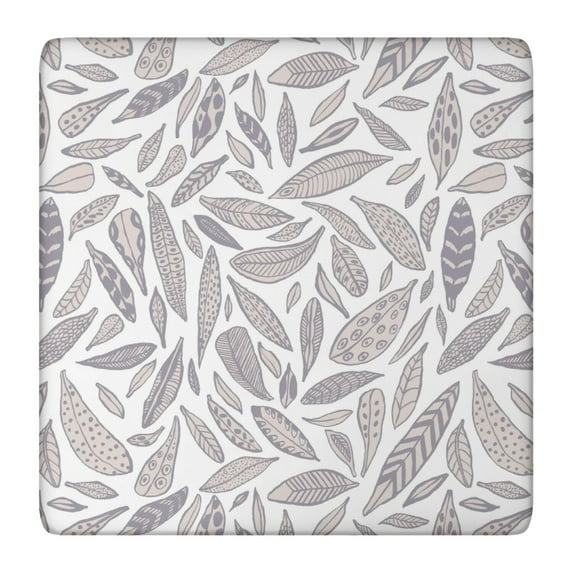 36x36 Inch Bohemian Square Tablecloth with All-Around Elastic Hem, Fitted Cover for Standard Card Tables and Casual Dining