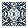 thumbnail image 1 of 36x36 Inch Bohemian Style Square Tablecloth with Elastic Border, Fitted Cover for Card Tables and Kitchen Dining, 1 of 6