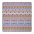 thumbnail image 1 of 36x36 Inch Floral Square Tablecloth with Elastic Border, Boho Inspired Design for Card Tables and Outdoor Use, 1 of 6