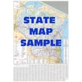 thumbnail image 1 of 36x54 Southern California Official Executive Laminated Wall Map, 1 of 1