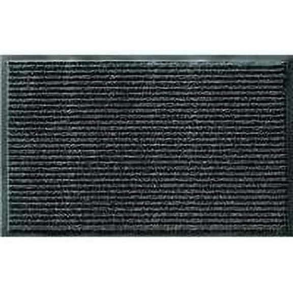 Apache Mills Ribbed Entryway Doormat - Stain Resistant - 36 x 60, Black