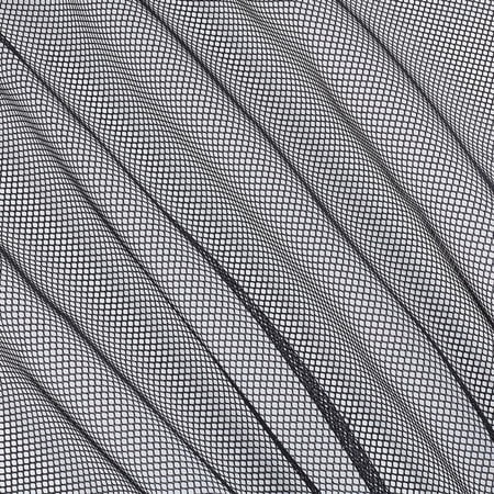 36x62.2 Inch Mesh Fabric Black Mesh Grill Cloth Slightly Stretchy