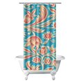 thumbnail image 1 of 36x72 Inches Tribal Shower Curtain Bohemian Chic Polyester Fabric Bathroom Decor Vintage Ethnic Motifs, 1 of 5