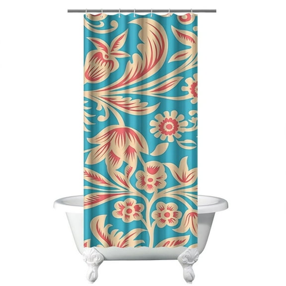 36x72 Inches Tribal Shower Curtain Bohemian Chic Polyester Fabric Bathroom Decor Vintage Ethnic Motifs