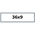 thumbnail image 1 of 36x9 Frame Rustic Sky Blue Solid Wood Picture Frame | 0.75 Inch Moulding Width |Includes UV Acrylic, 1 of 8