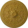 thumbnail image 1 of 37 1/2"OD x 3 3/8"P Naple Ceiling Medallion (Fits Canopies up to 3 3/8"), Hand-Painted Pharaohs Gold, 1 of 5