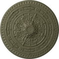 thumbnail image 1 of 37 1/2"OD x 3 3/8"P Naple Ceiling Medallion (Fits Canopies up to 3 3/8"), Hand-Painted Spartan Stone, 1 of 5