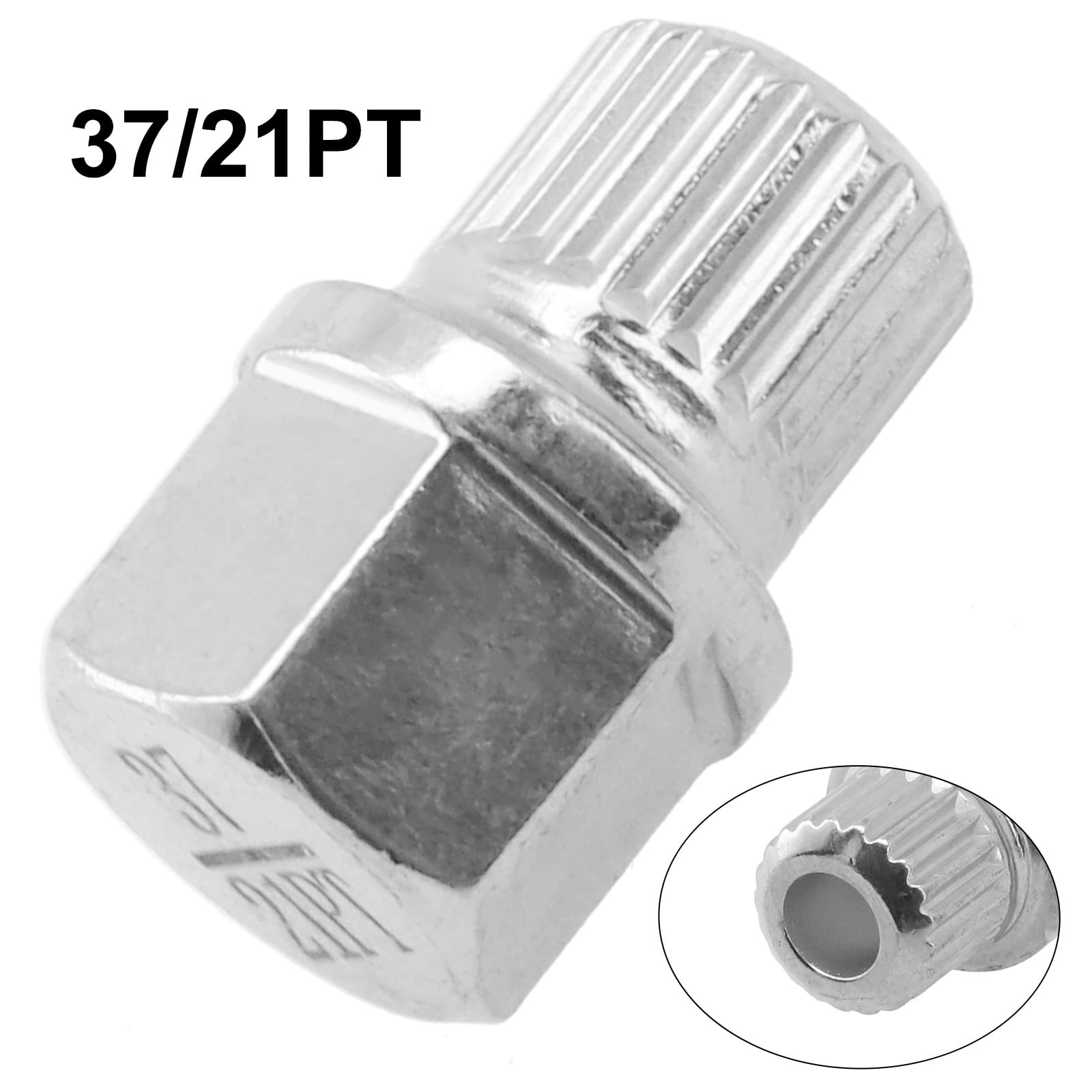 37/21PT Hollow Car Anti Theft Wheel Lock Lug Nut Screw Removal Key for