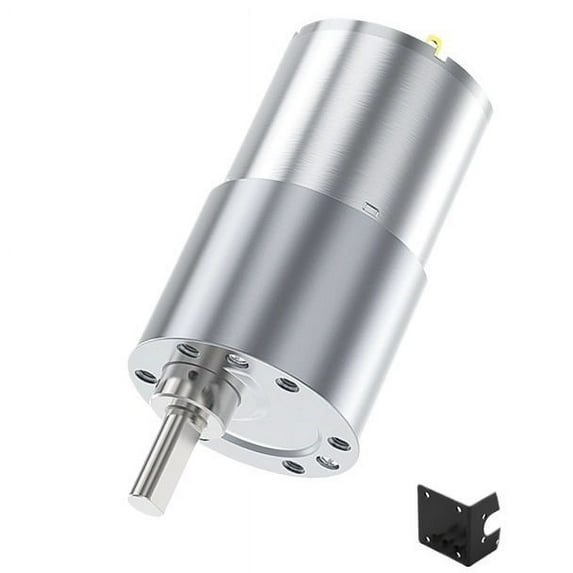 37-3530 12/24v DC Gear Motor 37mm All Metal Gear Box 2.5RPM-960 RPM Gearmotor High Torque Eccentric Shaft Geared Motor ,Connector Compatible