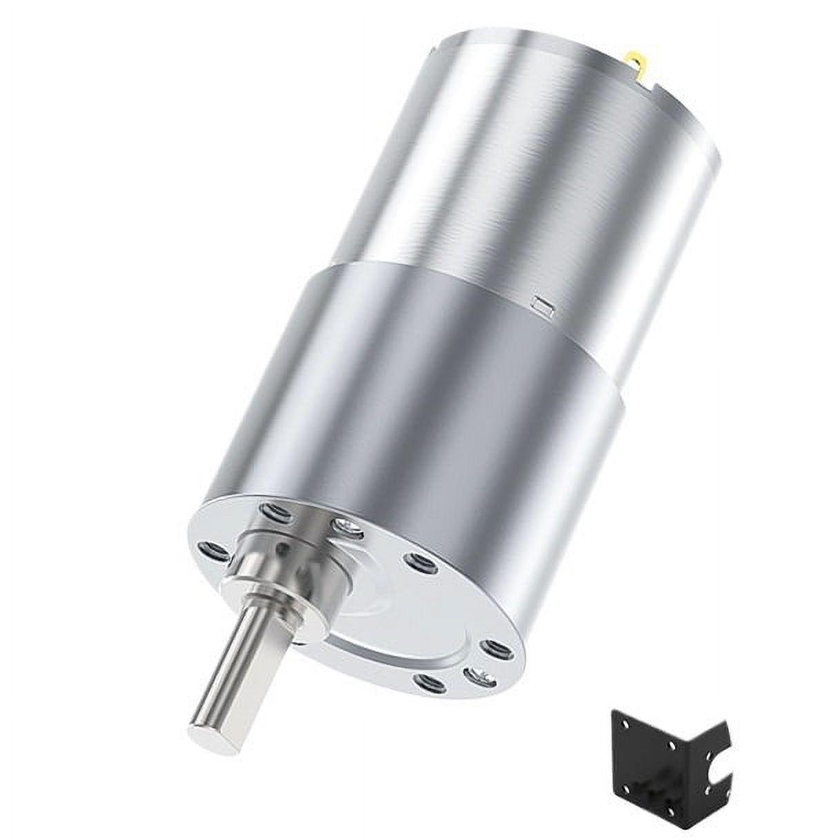 Makermotor 24V DC Gearmotor - 50 RPM, 10mm D-Shaft, Right Angle, 3 Amps