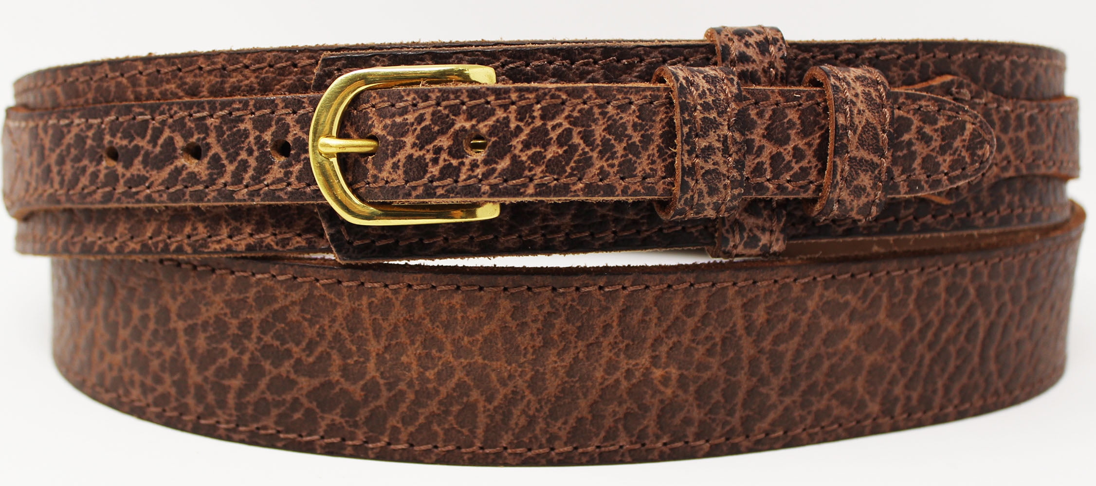 Full Grain Bison Leather Ranger Belt Strap - Made in USA - Tan | Australia