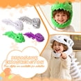 thumbnail image 1 of 35.43" Spinosaurus Plush Dino Outfit, Outfit Halloween Fun Dinosaur Skeleton Plush Costume with Spine Extension for Parties, Wearable Dino Skeleton Plush (Purple), 1 of 7